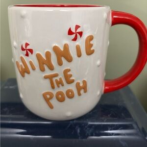 Winnie the Pooh Red and White Mug